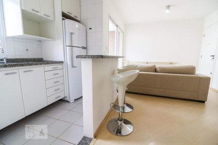 Sala/Cozinha de apartamento para alugar com 1 quarto, 45m² em Bela Vista, São Paulo