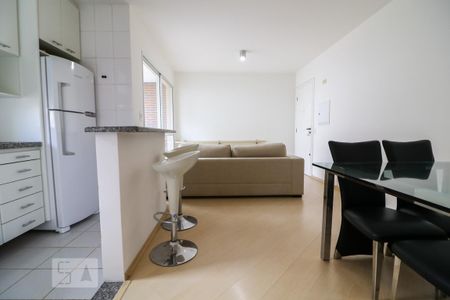 Sala/Cozinha de apartamento para alugar com 1 quarto, 45m² em Bela Vista, São Paulo