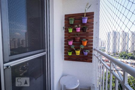 Varanda da Sala de apartamento à venda com 2 quartos, 52m² em Vila Moreira, São Paulo