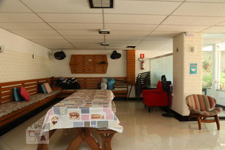 Área comum - Salão de festas de apartamento para alugar com 2 quartos, 57m² em Parque Santos Dumont, Taboão da Serra