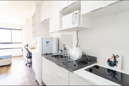 Studio para alugar com 25m², 1 quarto e sem vaga Studio para alugar com 25m², 1 quarto e sem vagaCozinha