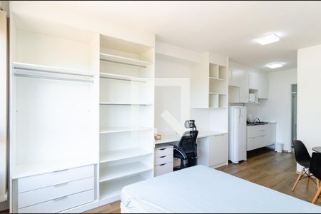 Studio para alugar com 25m², 1 quarto e sem vaga Studio para alugar com 25m², 1 quarto e sem vagaQuarto