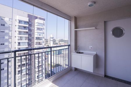 Varanda Sala de apartamento à venda com 1 quarto, 60m² em Vila Anastácio, São Paulo