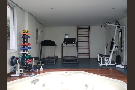 Apartamento para alugar com 28m², 1 quarto e 1 vaga Apartamento para alugar com 28m², 1 quarto e 1 vagaÁrea comum - Academia