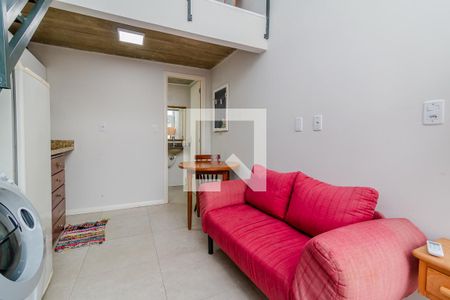 Sala/Cozinha de casa de condomínio para alugar com 1 quarto, 24m² em Azenha, Porto Alegre