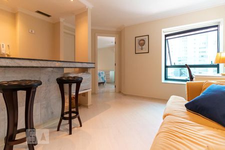 Sala de apartamento à venda com 1 quarto, 35m² em Jardim Paulista, São Paulo