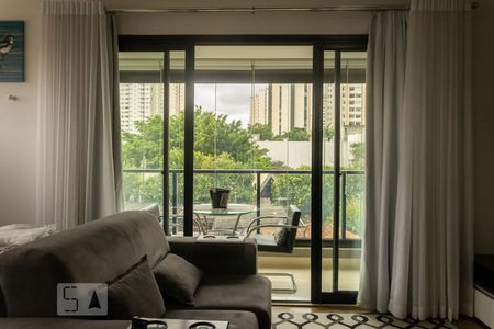 Sala de kitnet/studio para alugar com 1 quarto, 38m² em Campo Belo, São Paulo