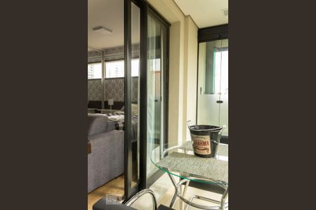 Studio para alugar com 38m², 1 quarto e 1 vagaVaranda