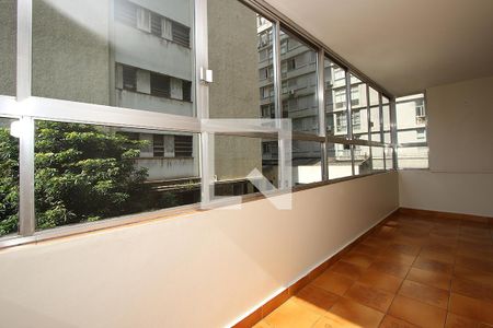 Varanda da Sala de apartamento para alugar com 2 quartos, 135m² em Jardim Paulista, São Paulo