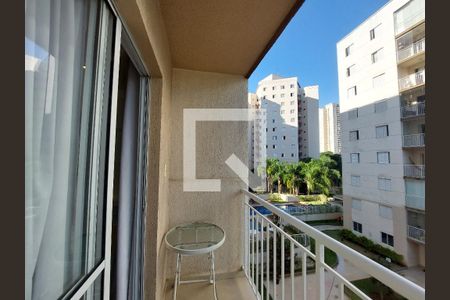 Varanda da Sala de apartamento para alugar com 2 quartos, 50m² em Jardim Marajoara, São Paulo