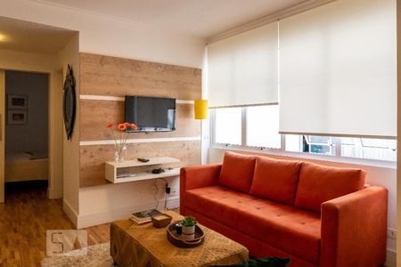 Sala de apartamento para alugar com 1 quarto, 47m² em Santa Cecilia, São Paulo