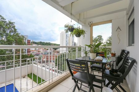 Varanda da sala de apartamento à venda com 3 quartos, 76m² em Vila Suzana, São Paulo