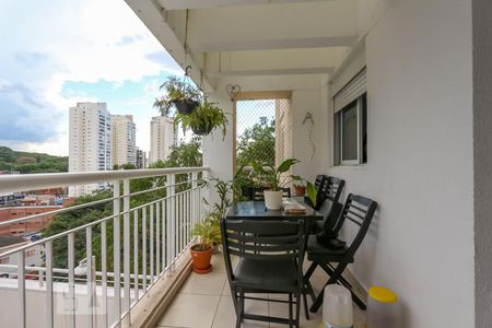 Varanda da sala de apartamento à venda com 3 quartos, 76m² em Vila Suzana, São Paulo