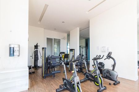 Apartamento para alugar com 33m², 1 quarto e 1 vaga Apartamento para alugar com 33m², 1 quarto e 1 vagaAcademia
