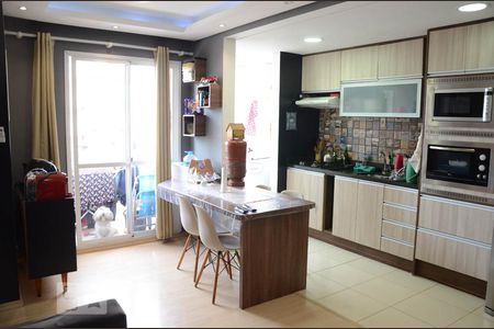 sala de apartamento à venda com 2 quartos, 55m² em Fátima, Canoas