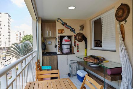 Varanda gourmet de apartamento à venda com 2 quartos, 87m² em Barra Funda, São Paulo