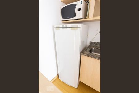 Studio para alugar com 33m², 1 quarto e 1 vaga Studio para alugar com 33m², 1 quarto e 1 vagaCozinha