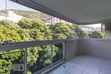 Varanda de apartamento para alugar com 3 quartos, 106m² em Humaitá, Rio de Janeiro