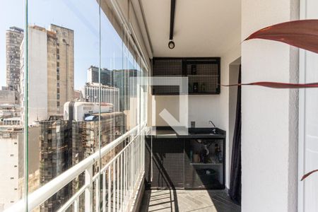 Studio para alugar com 33m², 1 quarto e 1 vagaVaranda