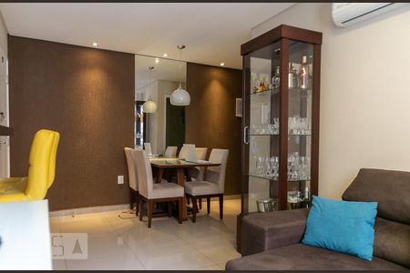 Sala de apartamento para alugar com 1 quarto, 54m² em Boqueirão, Santos