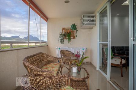 Varanda da Sala de apartamento para alugar com 4 quartos, 163m² em Jacarepaguá, Rio de Janeiro