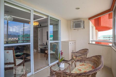 Varanda da Sala de apartamento para alugar com 4 quartos, 163m² em Jacarepaguá, Rio de Janeiro