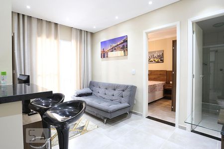 Sala de apartamento para alugar com 1 quarto, 38m² em Jaguaribe, Osasco