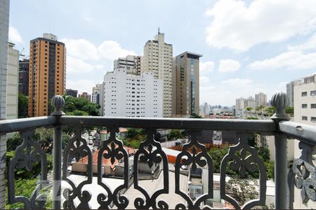 Vista da Sala de apartamento para alugar com 1 quarto, 60m² em Jardim Paulista, São Paulo