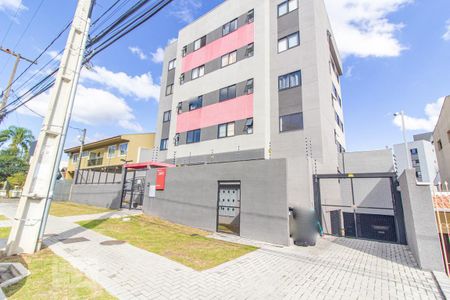 Fachada do Condomínio de kitnet/studio para alugar com 1 quarto, 25m² em Parolin, Curitiba