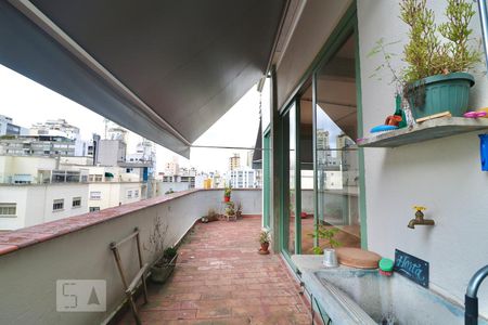 Varanda de apartamento para alugar com 2 quartos, 146m² em Santa Cecília, São Paulo