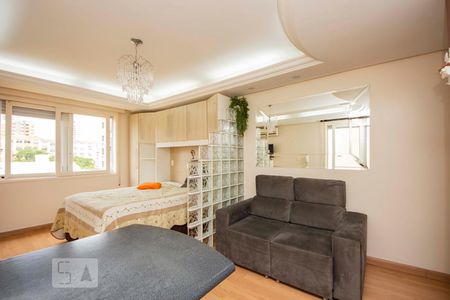 Sala / Cozinha / Lavanderia  de kitnet/studio à venda com 1 quarto, 30m² em Vila Ipiranga, Porto Alegre