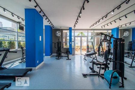 Apartamento para alugar com 40m², 1 quarto e 1 vaga Apartamento para alugar com 40m², 1 quarto e 1 vagaAcademia
