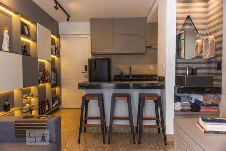 Sala de apartamento para alugar com 1 quarto, 60m² em Buritis, Belo Horizonte