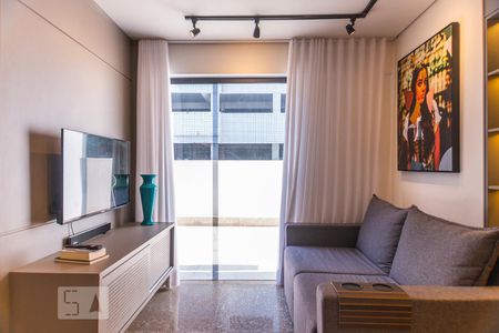 Sala de apartamento para alugar com 1 quarto, 60m² em Buritis, Belo Horizonte
