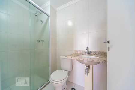 Banheiro de apartamento à venda com 2 quartos, 50m² em Vila Metalurgica, Santo André