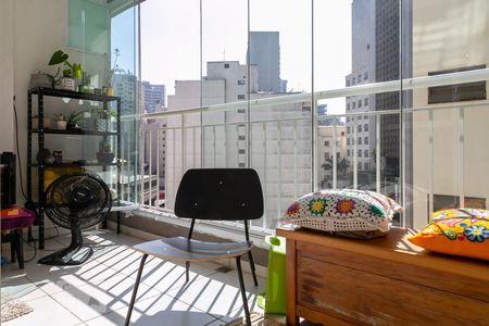 Apartamento para alugar com 48m², 1 quarto e sem vagaVaranda