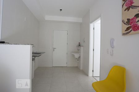 Detalhe Sala de apartamento à venda com 1 quarto, 34m² em Ferreira, São Paulo