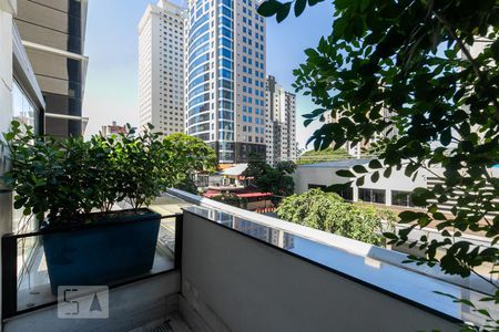 Varanda de kitnet/studio à venda com 1 quarto, 62m² em Vila Olímpia, São Paulo