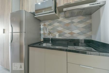 Studio à venda com 28m², 1 quarto e 1 vagaCozinha