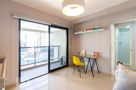 Sala de apartamento para alugar com 1 quarto, 35m² em Vila Olímpia, São Paulo