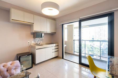 Sala de apartamento para alugar com 1 quarto, 35m² em Vila Olímpia, São Paulo
