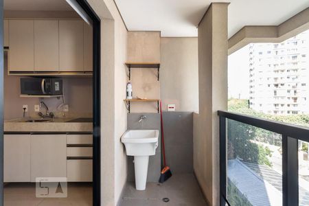 Varanda de apartamento para alugar com 1 quarto, 35m² em Vila Olímpia, São Paulo