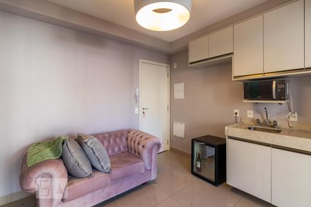 Sala de apartamento para alugar com 1 quarto, 35m² em Vila Olímpia, São Paulo