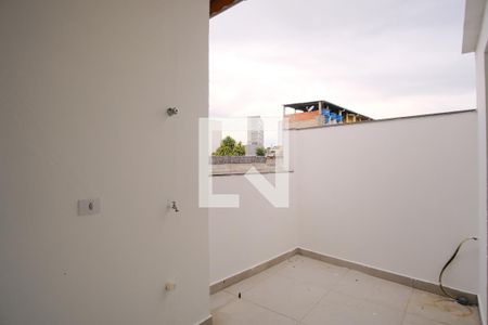 Varanda da Sala/Cozinha de apartamento para alugar com 1 quarto, 24m² em Vila Matilde, São Paulo