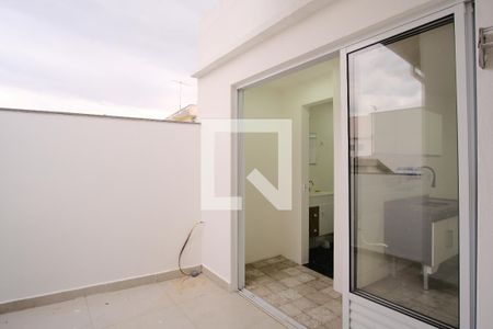 Varanda da Sala/Cozinha de apartamento para alugar com 1 quarto, 24m² em Vila Matilde, São Paulo