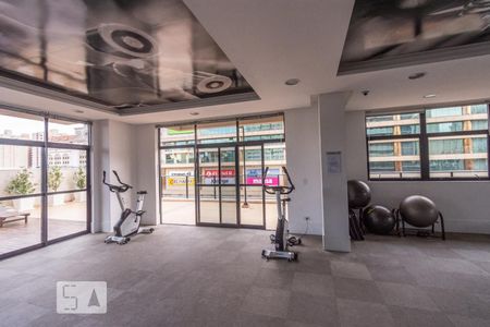 Studio para alugar com 35m², 1 quarto e sem vaga Studio para alugar com 35m², 1 quarto e sem vagaÁrea comum - Academia