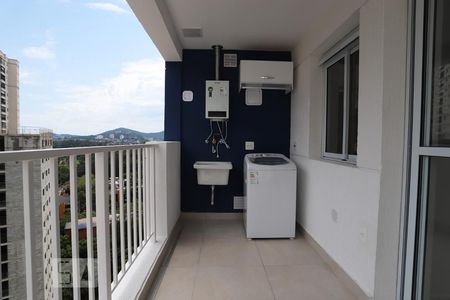 Varanda de apartamento à venda com 1 quarto, 54m² em Alphaville Empresarial, Barueri