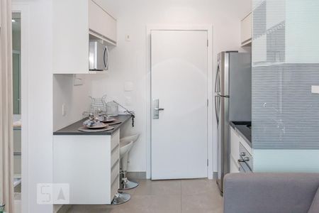 Cozinha de kitnet/studio para alugar com 1 quarto, 33m² em Brooklin Paulista, São Paulo