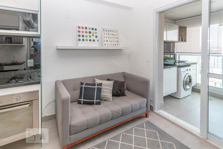 Sala de kitnet/studio para alugar com 1 quarto, 33m² em Brooklin Paulista, São Paulo