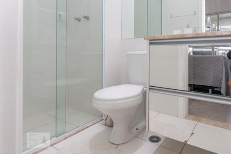 Studio para alugar com 33m², 1 quarto e 2 vagas Studio para alugar com 33m², 1 quarto e 2 vagasBanheiro